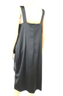 vestito donna ALTHEA 47 nero poliestere AM544 Nuova