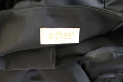 vestito donna ALTHEA 47 nero poliestere AM544 Nuova