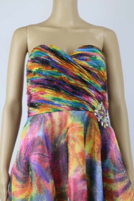 vestito donna ANTONIO NOTARO 50 multicolore poliestere AM437 Moda
