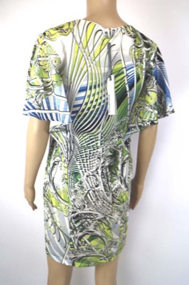 vestito donna BIANCOGHIACCIO 40 multicolore poliestere AM443 Italia