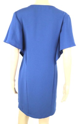 vestito donna BIANCOGHIACCIO 40 blu poliestere AM364 2025