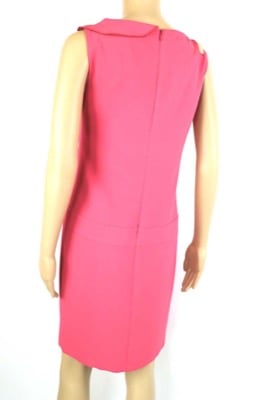 vestito donna BIANCOGHIACCIO 40 rosa poliestere AM281 Nuovo