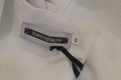 vestito donna BIANCOGHIACCIO 46 bianco poliestere AM280 Qualità