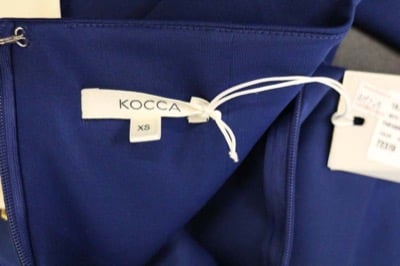 vestito donna KOCCA XS blu poliestere AM209 Vendita