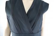 vestito donna BIANCOGHIACCIO 48 nero cotone AM362 Qualità Garantita