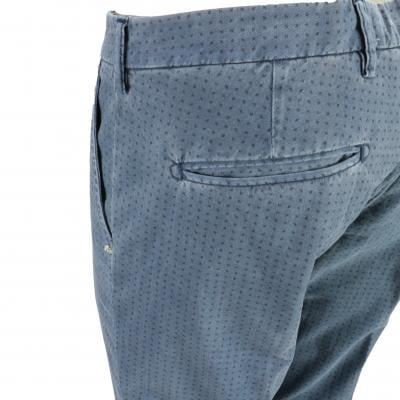 pantaloni uomo ENTRE AMIS 52 blu tessuto T. AMERICA CZ23 Promozione Limitata