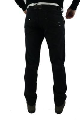 pantaloni uomo HEAVEN TWO 30 nero cotone AM476 Shopping Online