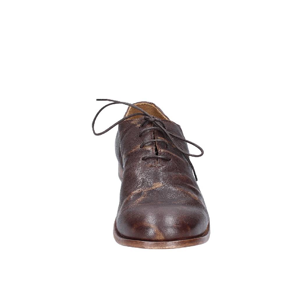 scarpe donna MOMA classiche marrone pelle oro 39406A VINTAGE EX449 Affare Del Giorno