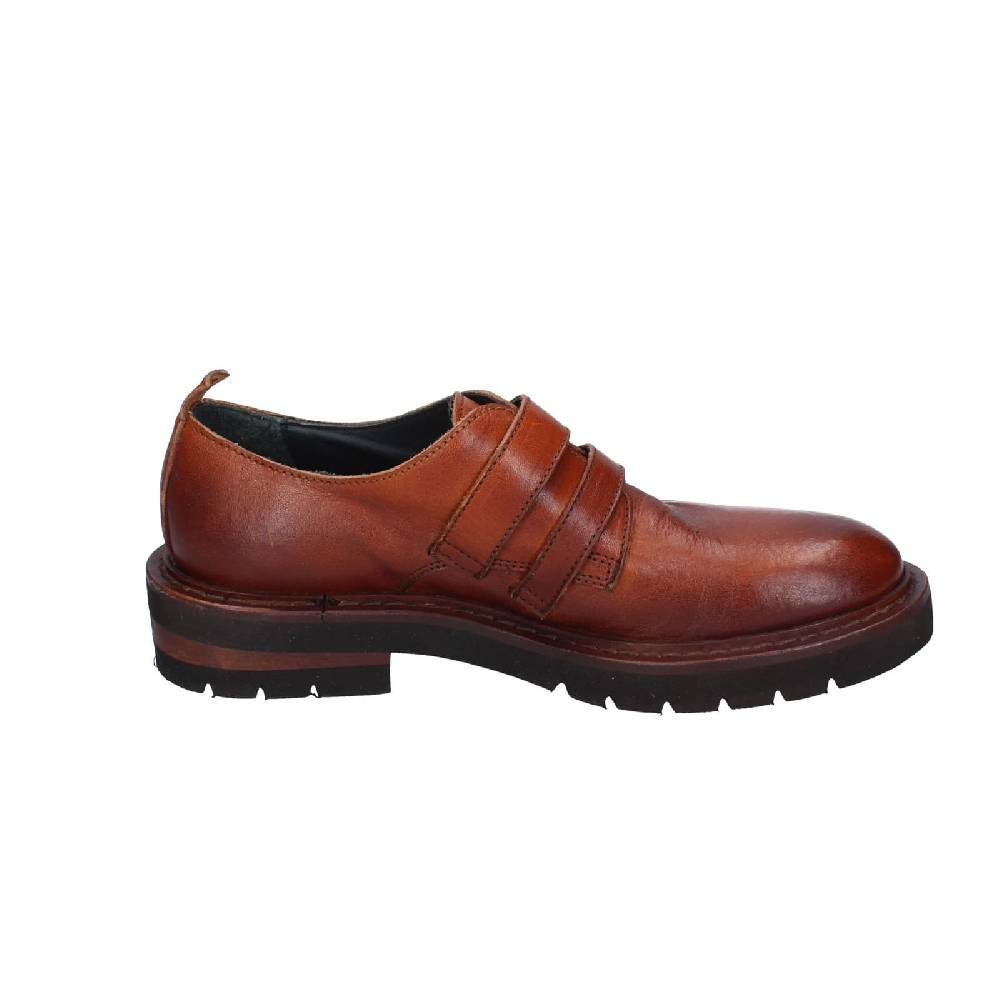scarpe donna MOMA classiche marrone pelle 84301F-VAR EY474 Sottocosto