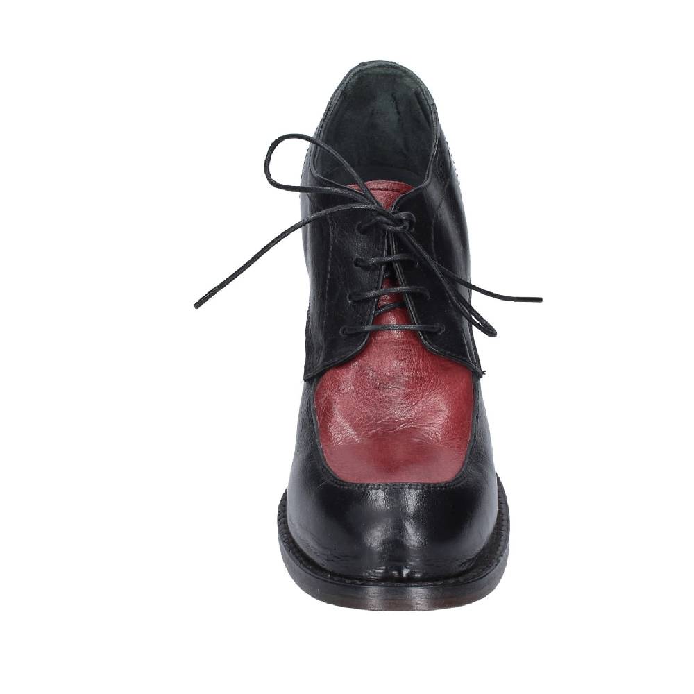 scarpe donna MOMA classiche nero pelle viola 85305A EY560 Cyber Monday