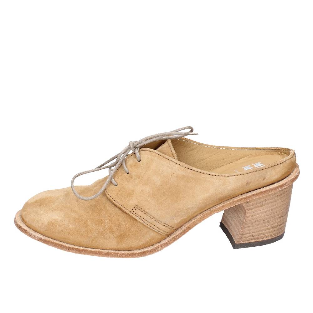 scarpe donna MOMA classiche marrone camoscio SABOT VINTAGE EX470 Online