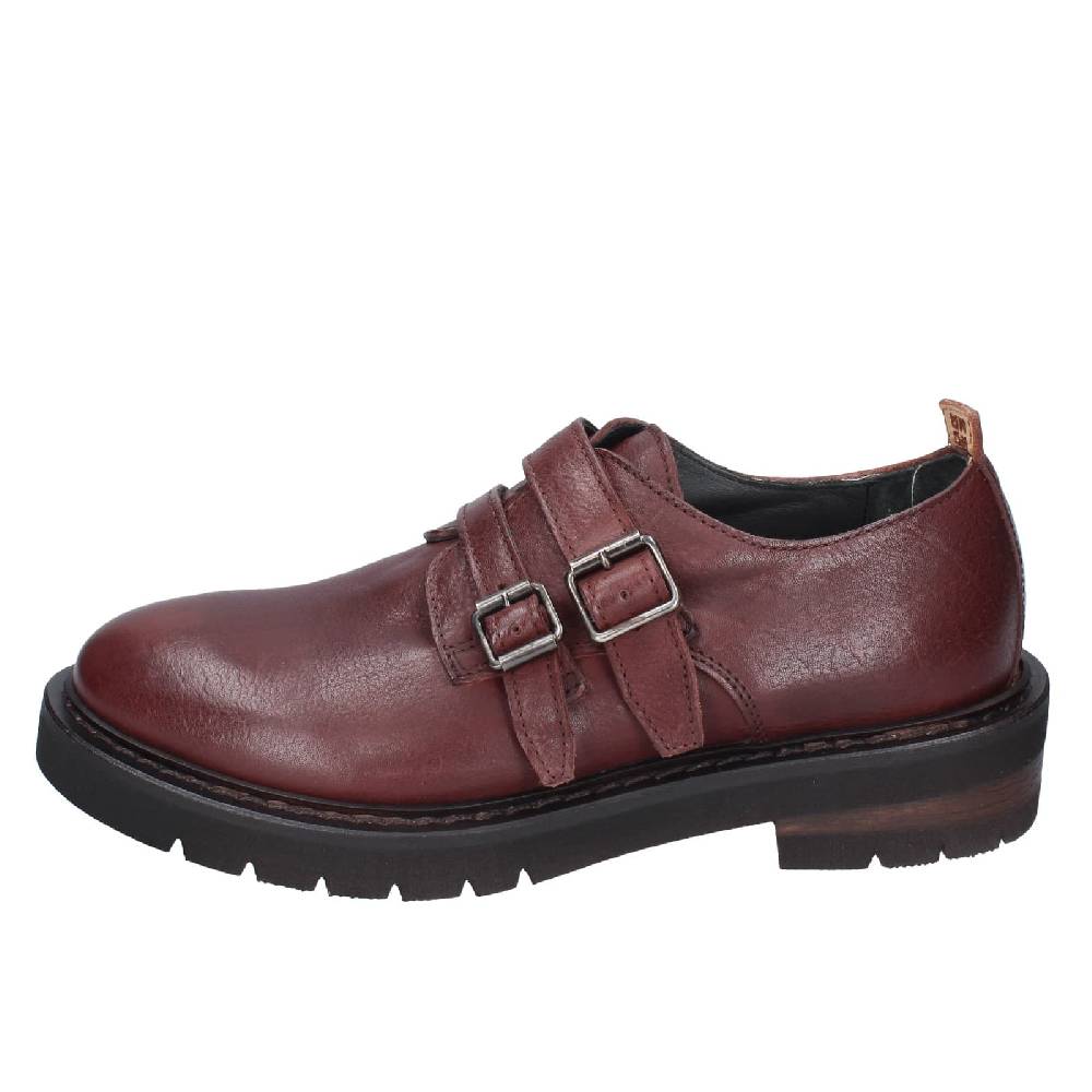 scarpe donna MOMA classiche marrone pelle 84301F EY544 Saldi