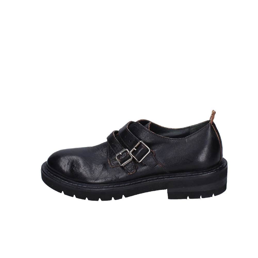 scarpe donna MOMA classiche nero pelle 84301F-VAR EY476 Offerta Anniversario