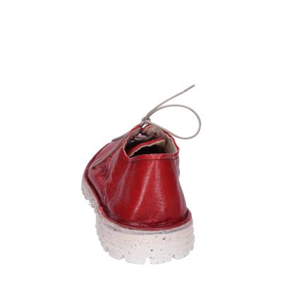 scarpe donna MOMA classiche rosso pelle BH273 Saldi Di Fabbrica