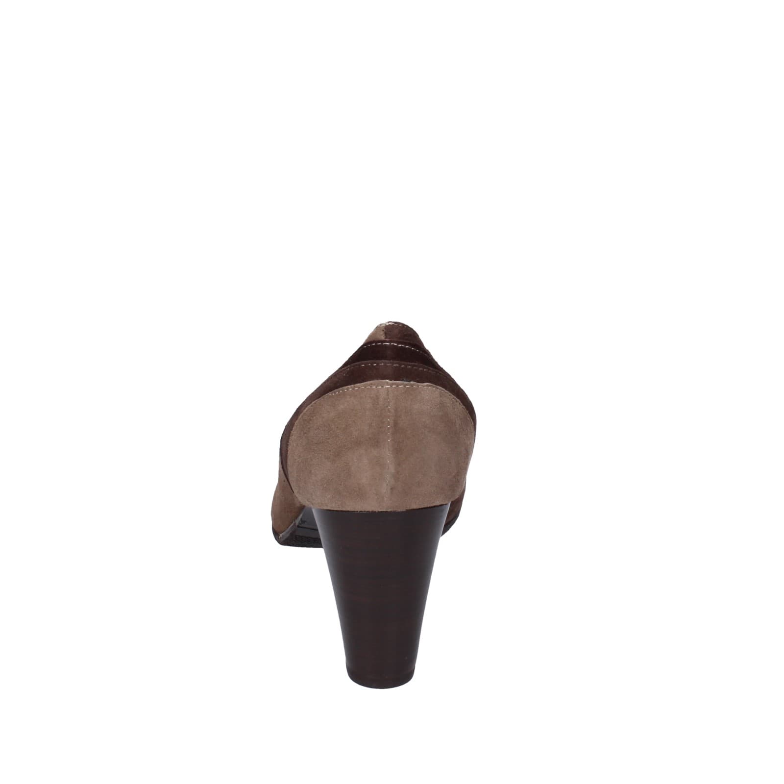 scarpe donna CONFORT decollete marrone camoscio EZ415 Spedizione Gratuita