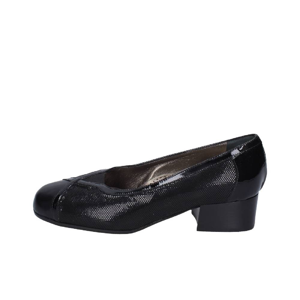 scarpe donna CONFORT decollete nero pelle vernice EZ401 Acquista Ora
