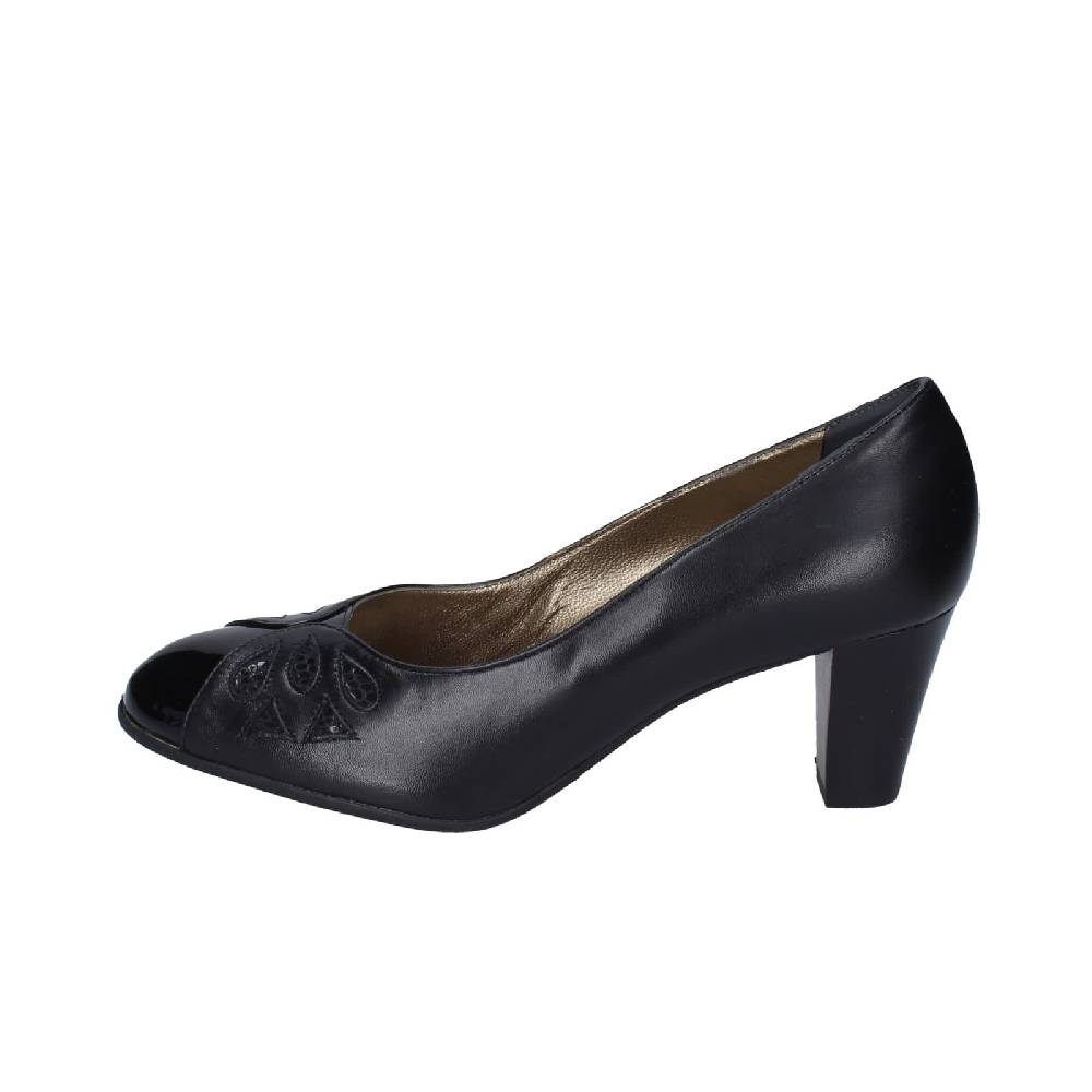 scarpe donna CONFORT decollete nero pelle vernice EZ400 Promozione Limitata