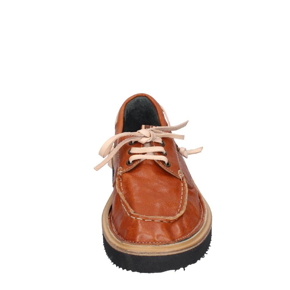 scarpe donna MOMA mocassini marrone pelle 80302A EY597 Shopping Online