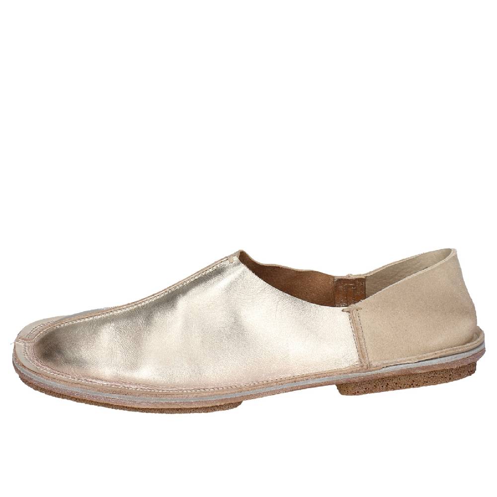 scarpe donna MOMA mocassini platino pelle 1FS438 EY636 Sconto