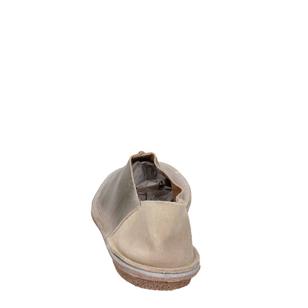 scarpe donna MOMA mocassini platino pelle 1FS438 EY636 Sconto
