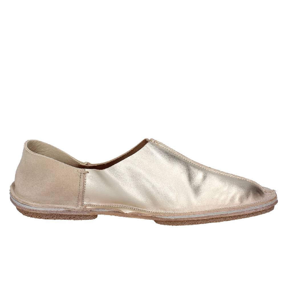 scarpe donna MOMA mocassini platino pelle 1FS438 EY636 Sconto