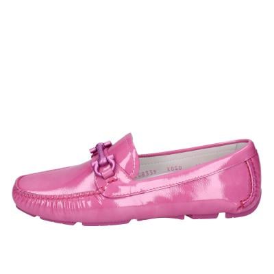 scarpe donna SALVATORE FERRAGAMO mocassini rosa vernice PARIGI BG23 Offerta