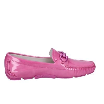 scarpe donna SALVATORE FERRAGAMO mocassini rosa vernice PARIGI BG23 Offerta