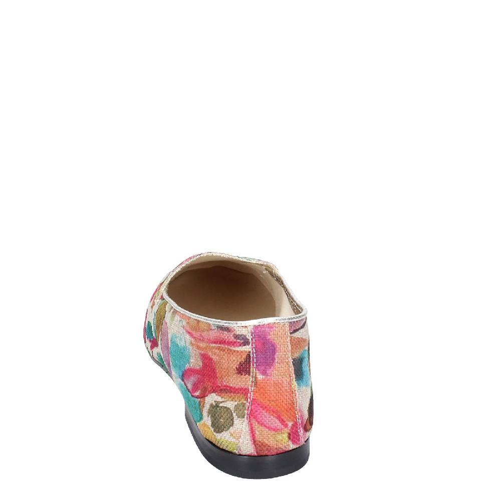 scarpe donna ANNIEL mocassini multicolore tessuto EY674 In Vendita