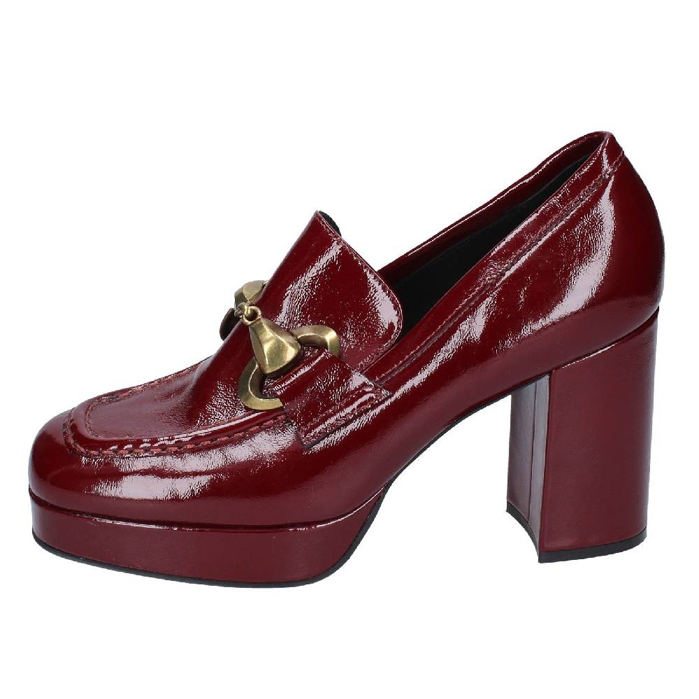 scarpe donna CARMENS mocassini bordeaux vernice EX181 Vendita Calda