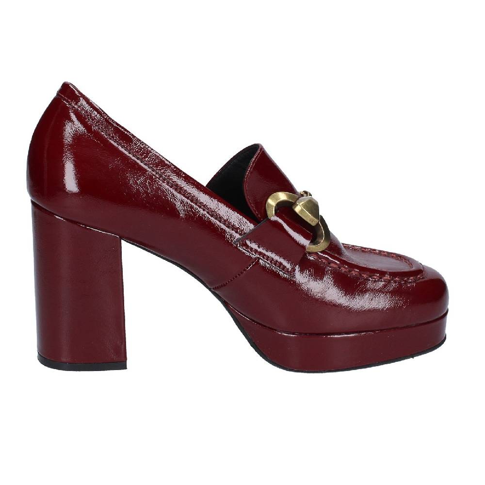 scarpe donna CARMENS mocassini bordeaux vernice EX181 Vendita Calda