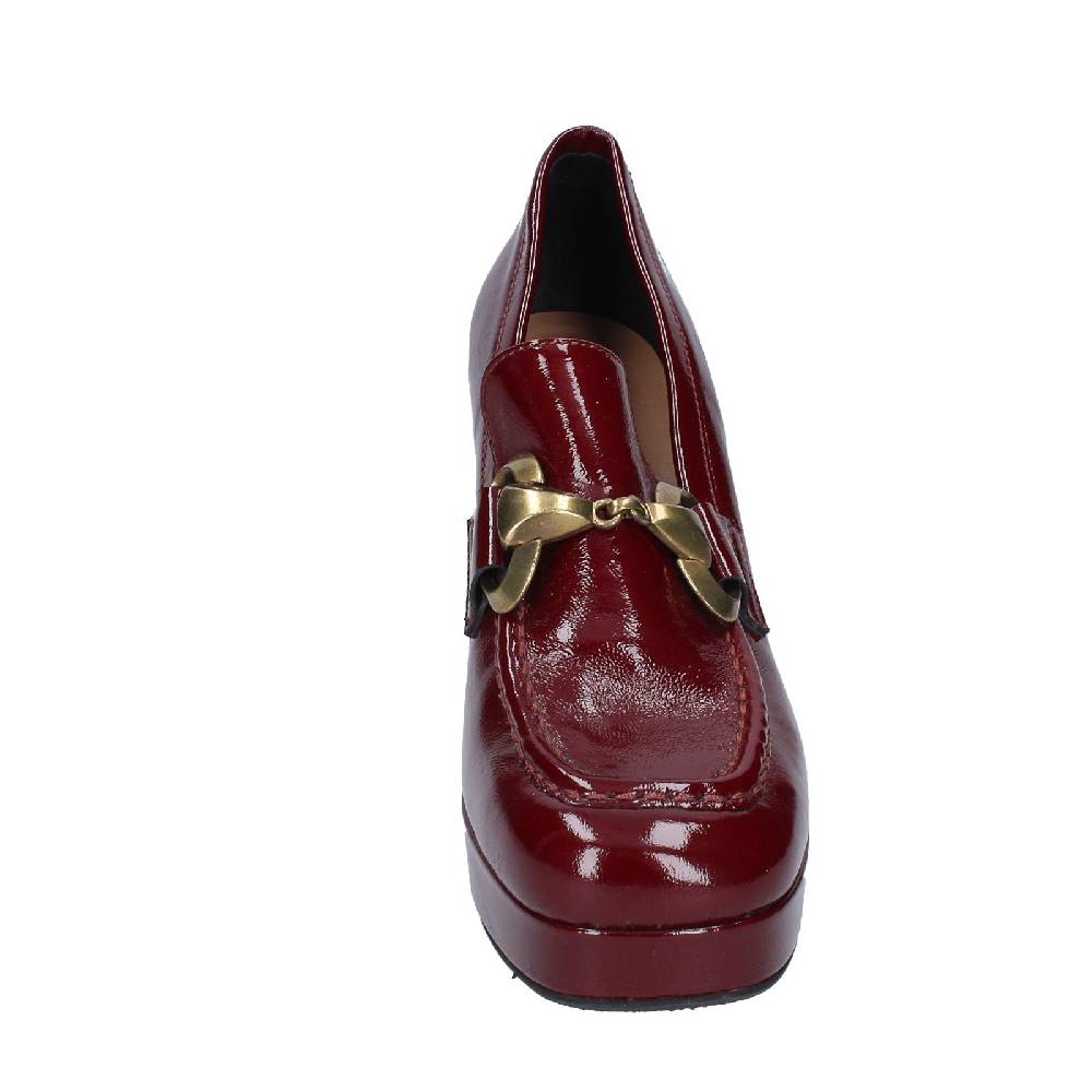 scarpe donna CARMENS mocassini bordeaux vernice EX181 Vendita Calda
