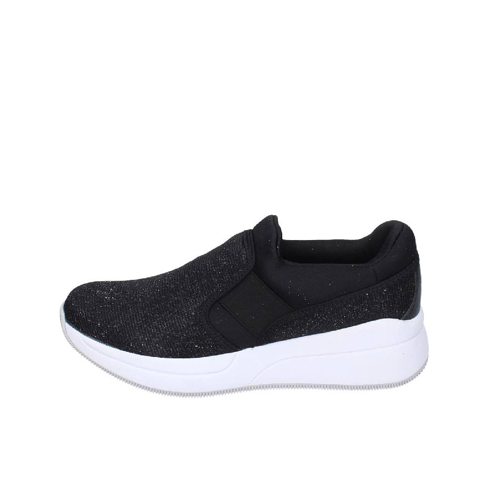 scarpe donna LOTTO mocassini nero tessuto EY157 Vendita Economica