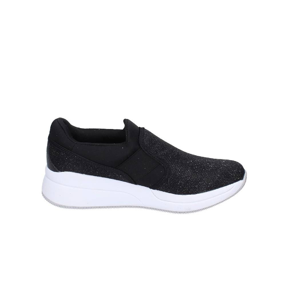scarpe donna LOTTO mocassini nero tessuto EY157 Vendita Economica