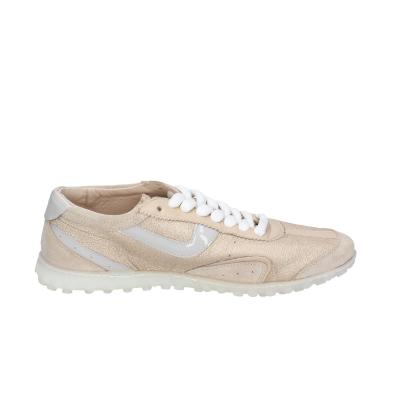 scarpe donna MOMA sneakers oro pelle beige camoscio PER00A-PERB BC855 Negozio