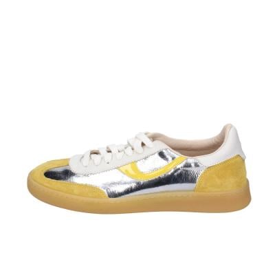 scarpe donna MOMA sneakers giallo camoscio argento 3AS420-CRV3 BC821 In Saldo