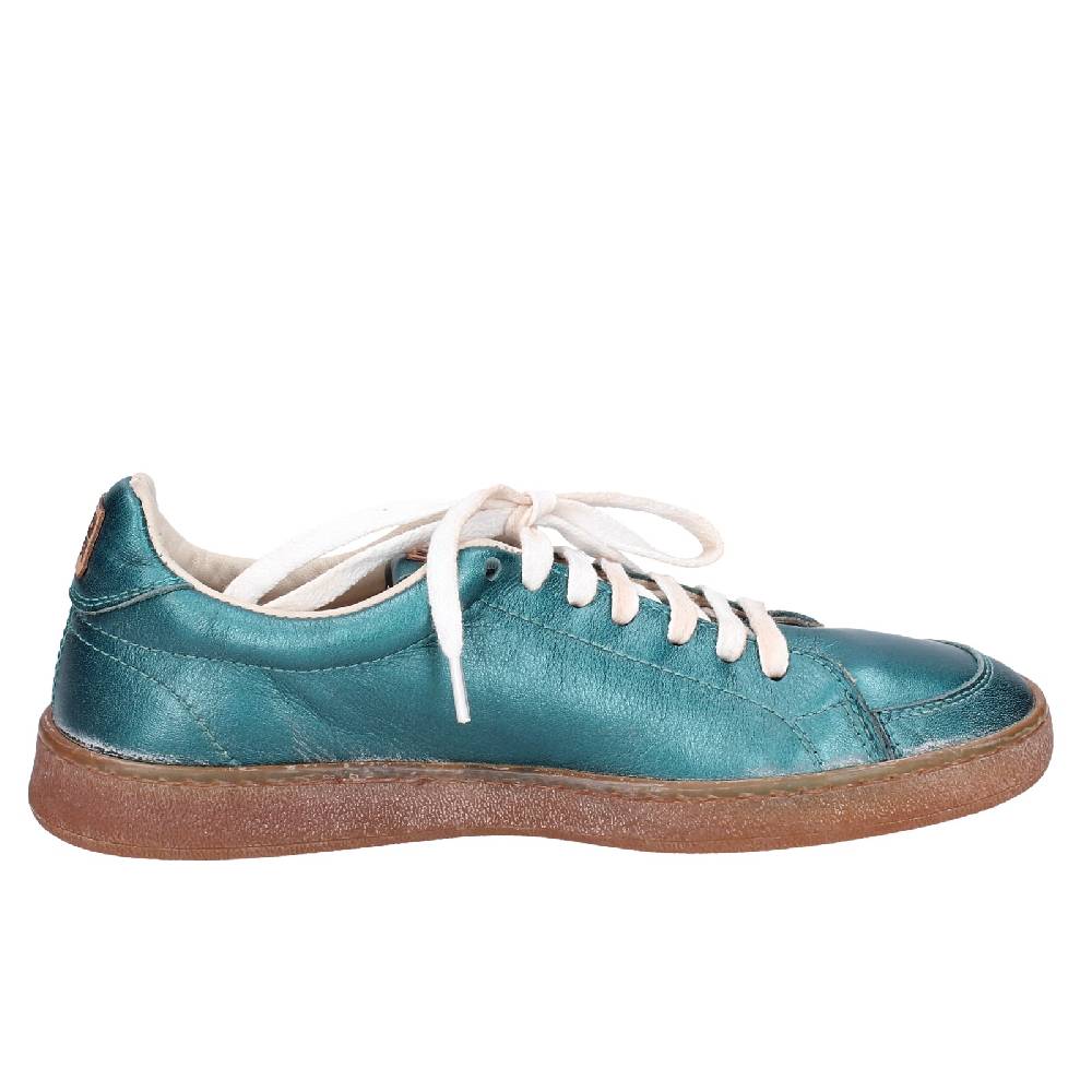 scarpe donna MOMA sneakers verde pelle 49401A VINTAGE EX456 Italy