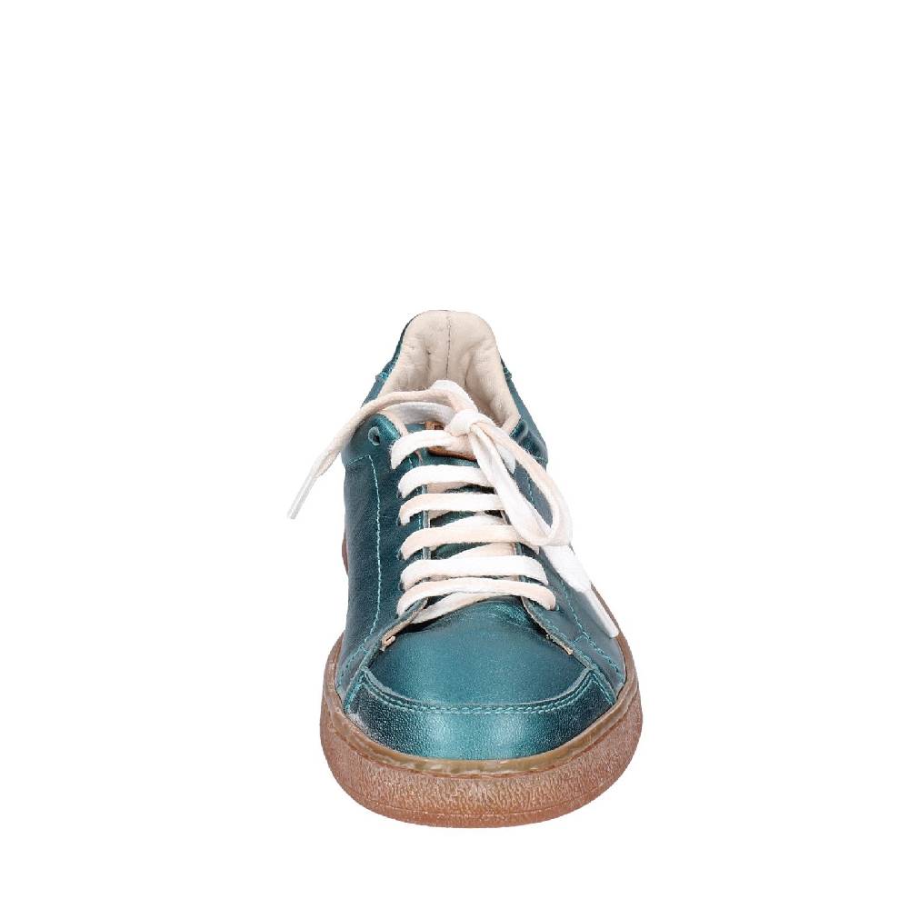 scarpe donna MOMA sneakers verde pelle 49401A VINTAGE EX456 Italy
