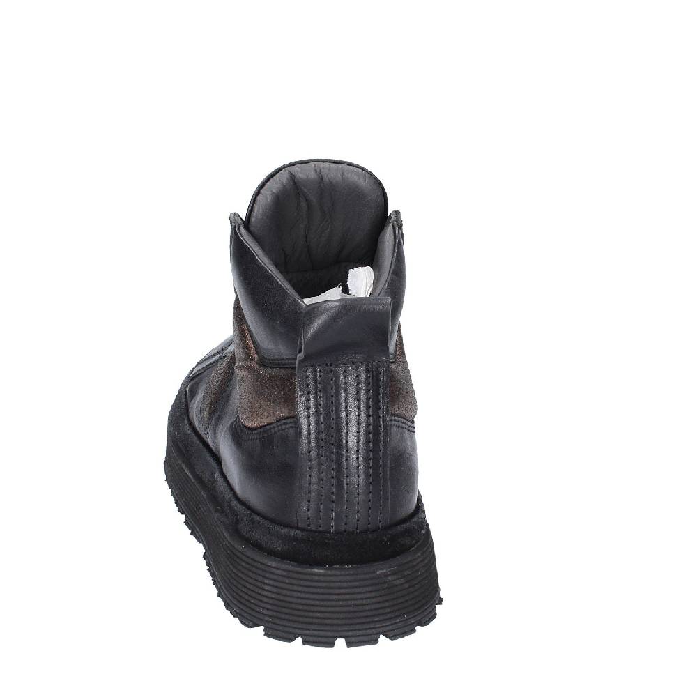scarpe donna MOMA sneakers nero pelle bronzo 1BW316 EY622 Italia