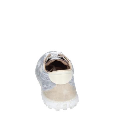 scarpe donna MOMA sneakers grigio pelle beige camoscio BC176 Nuovo