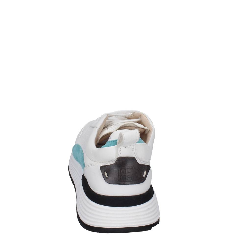 scarpe donna MOMA sneakers bianco pelle camoscio 3AS412 EY624 Qualità