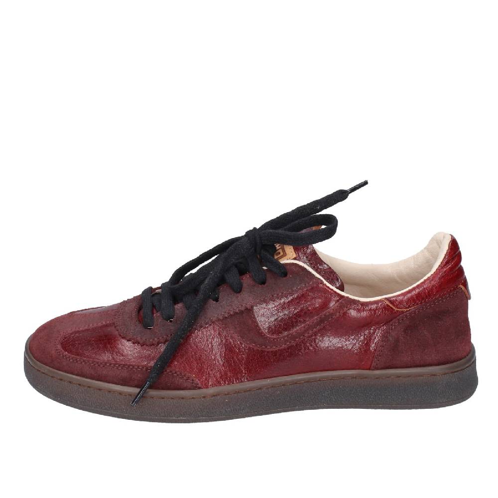 scarpe donna MOMA sneakers bordeaux pelle camoscio 89301A EY596 Promozione