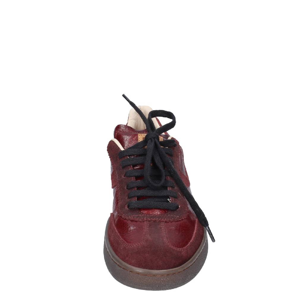 scarpe donna MOMA sneakers bordeaux pelle camoscio 89301A EY596 Promozione