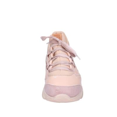 scarpe donna MOMA sneakers rosa pelle tessuto BK453 Pezzi Unici