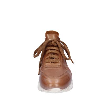 scarpe donna MOMA sneakers marrone pelle camoscio BK477 Soddisfazione Garantita