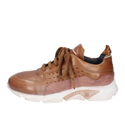scarpe donna MOMA sneakers marrone pelle camoscio BK477 Soddisfazione Garantita