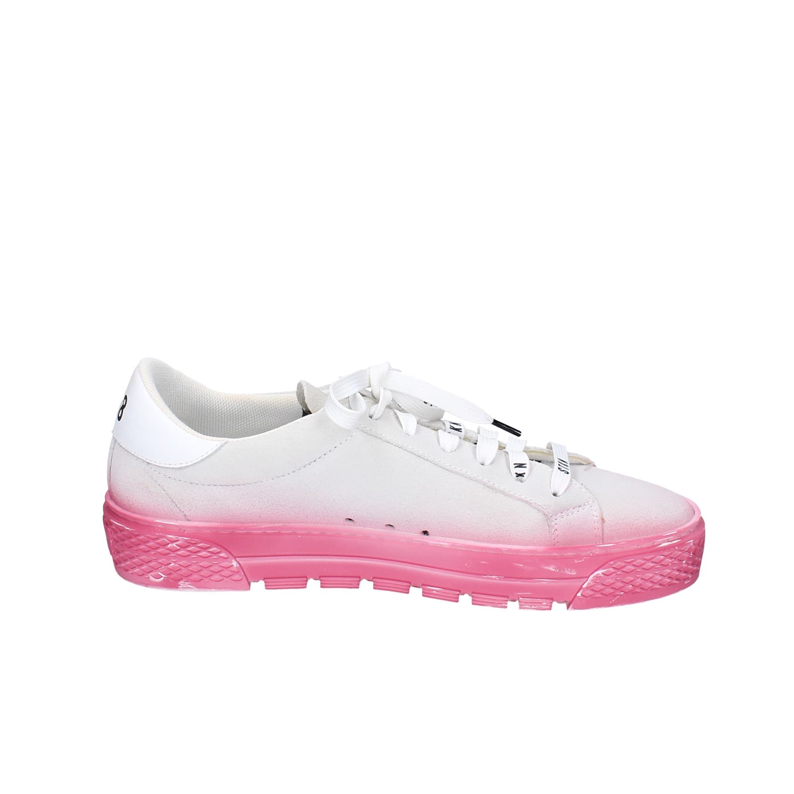 scarpe donna STKN sneakers grigio camoscio rosa EY134 Qualità Garantita