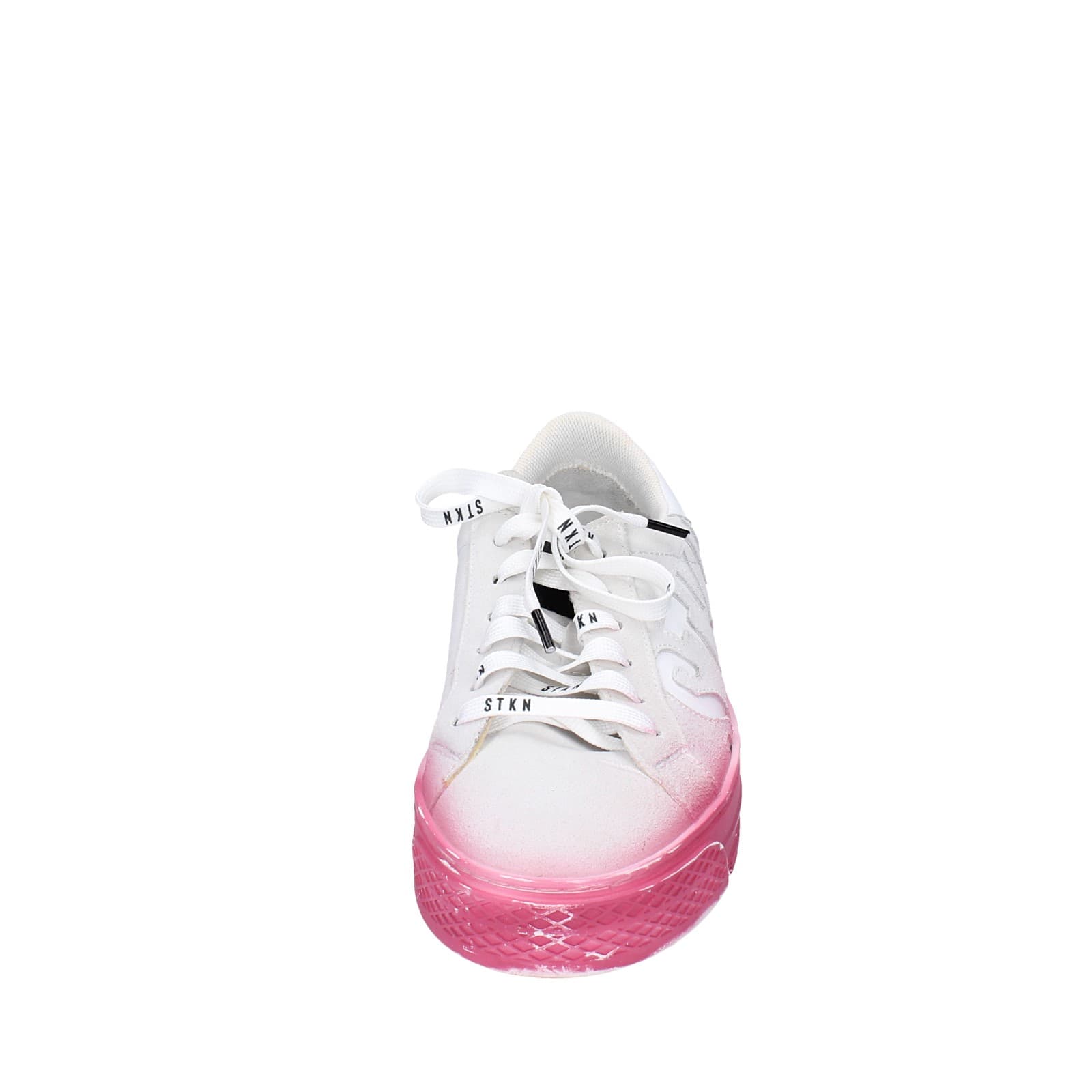 scarpe donna STKN sneakers grigio camoscio rosa EY134 Qualità Garantita