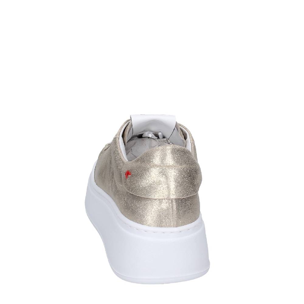 scarpe donna GIO+ sneakers platino pelle camoscio EX580 Negozi Online