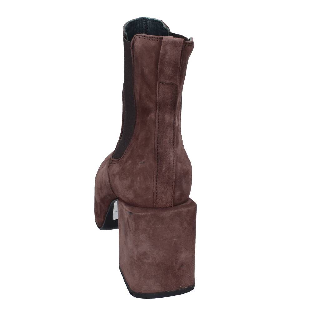 scarpe donna MOMA stivaletti marrone camoscio 87301C EY581 Acquista Ora