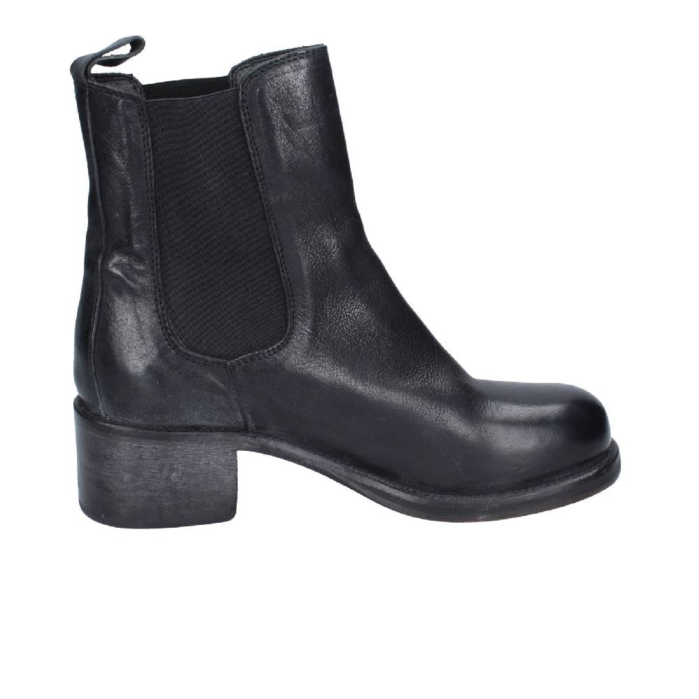 scarpe donna MOMA stivaletti nero pelle 72302C EY524 Consegna Veloce